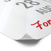 Aankondiging van de Partij van het College toevoeg Poster (Hoek)