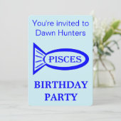 Aankondiging van de Partij van het Ster van Pisces (Staand voorkant)