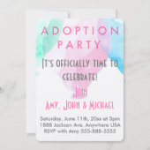 Aankondiging van de Partij voor Pink & Blauwe Luch (Voorkant)