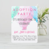 Aankondiging van de Partij voor Pink & Blauwe Luch (Staand voorkant)