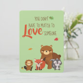 Aankondiging van de partij Woodland Adoption - Uit (Staand voorkant)