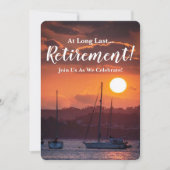 Aankondiging van de Pensioenpartij - Zeilboot (Voorkant)