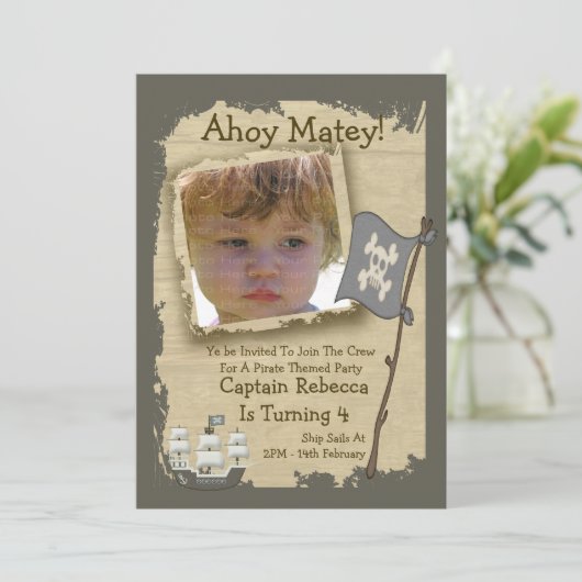 Aankondiging van de Pirate Party (Staand voorkant)