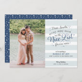 Aankondiging van de prettige kerstzwangerschap op  (Voorkant / Achterkant)