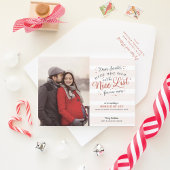 Aankondiging van de prettige kerstzwangerschap op 