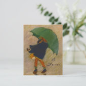 Aankondiging van de  Rain Shower Party (Staand voorkant)