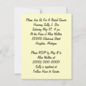 Aankondiging van de  Rain Shower Party (Achterkant)