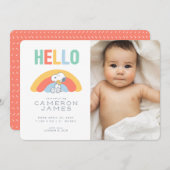 Aankondiging van de regenboogvaart (Voorkant / Achterkant)