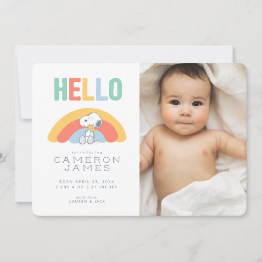 Aankondiging van de regenboogvaart (Voorkant)