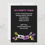 Aankondiging van de Retro Style Photo Party van 19 (Achterkant)