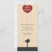 Aankondiging van de rode en zwarte-liefdesbrij (Voorkant)