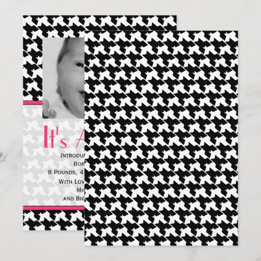 Aankondiging van de sound-stooth & Hot-Pink Baby G (Voorkant / Achterkant)