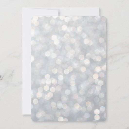 Aankondiging van de Sparkly Silver Afstuderen Clas (Achterkant)