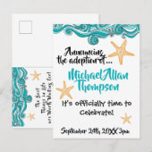 Aankondiging van de Starfish Adoption Party (Voorkant / Achterkant)