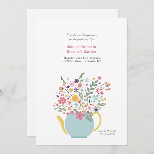 Aankondiging van de Teapot Arrangement (Voorkant / Achterkant)