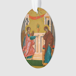 Aankondiging van de Theotokos-naamgeving Ornament