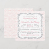 Aankondiging van de uitnodiging tot Afstuderen van (Voorkant / Achterkant)