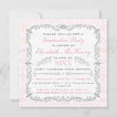 Aankondiging van de uitnodiging tot Afstuderen van (Voorkant)