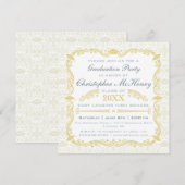 Aankondiging van de uitnodiging tot Afstuderen van (Voorkant / Achterkant)