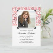 Aankondiging van de uitnodiging tot het Afstuderen (Staand voorkant)