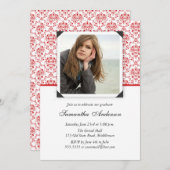 Aankondiging van de uitnodiging tot het Afstuderen (Voorkant / Achterkant)