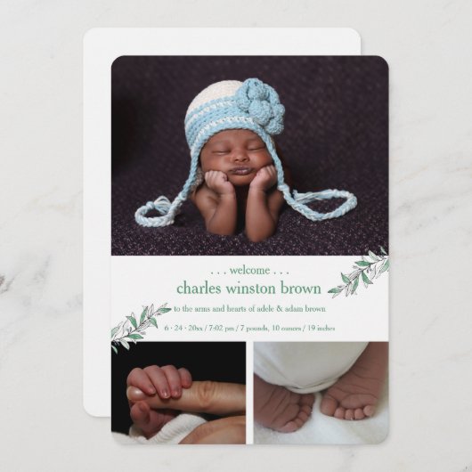 Aankondiging van de uitnodiging tot inschrijving (Voorkant / Achterkant)