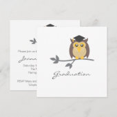 Aankondiging van de Uitnodiging van het Afstuderen (Voorkant / Achterkant)