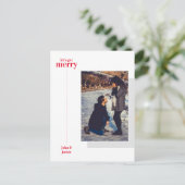 Aankondiging van de vakantieonderneming Merry Verl Briefkaart (Staand voorkant)