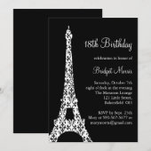 Aankondiging van de verjaardag van Tres Paris (zwa (Voorkant / Achterkant)