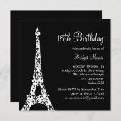 Aankondiging van de verjaardag van Tres Paris (zwa (Voorkant / Achterkant)