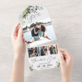 Aankondiging van de Verloving en Save The Date (Afscheurbaar)