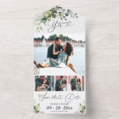 Aankondiging van de Verloving en Save The Date (Binnen)