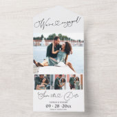 Aankondiging van de verloving en save the date (Binnen)