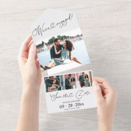 Aankondiging van de verloving en save the date