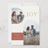 Aankondiging van de verloving Kerstvreugde Goud (Voorkant)