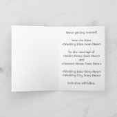 Aankondiging van de verloving sjabloon (Binnen)