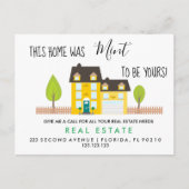 aankondiging van de verwijzing van de makelaardij (Voorkant)