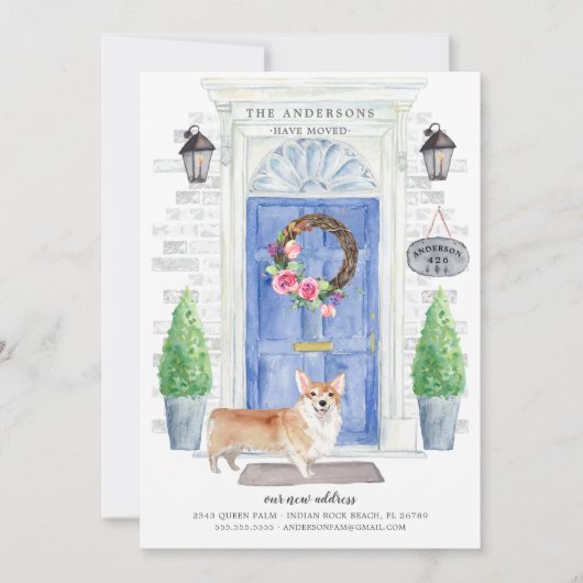 Aankondiging van de voordeurbeweging Corgi (Voorkant)