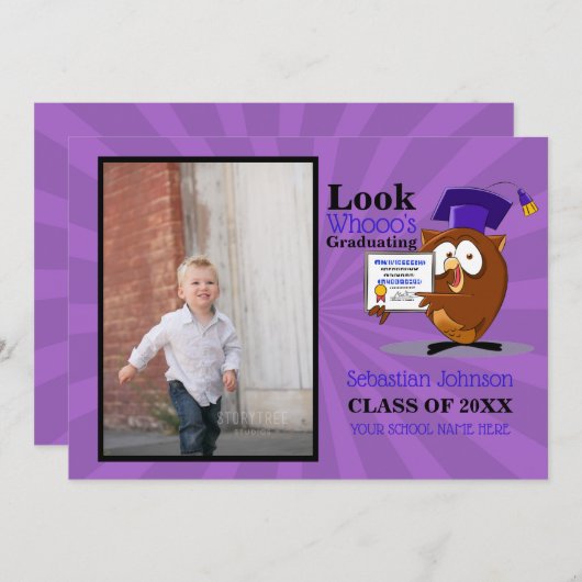 Aankondiging van de voorschoolse Kindergarten (Voorkant / Achterkant)