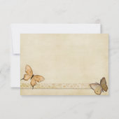 aankondiging van de weduwschap met Cream Butterfl (Achterkant)