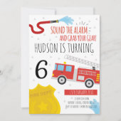 Aankondiging van de zomerdag van de Cute Fire Engi (Voorkant)