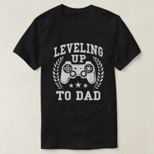 Aankondiging van de zwangerschap bij de pappa Game T-shirt