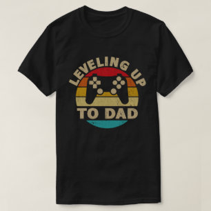 Aankondiging van de zwangerschap bij de pappa Game T-shirt