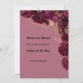 Aankondiging van de zwangerschap door Bourgogne en (Voorkant)