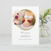 Aankondiging van de zwangerschap door Bourgogne-Ma (Staand voorkant)