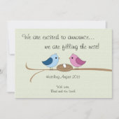 Aankondiging van de zwangerschap op maat (Voorkant)