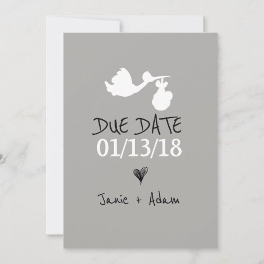 Aankondiging van de zwangerschap van papa tot opa (Achterkant)