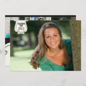 Aankondiging van de zwarte stippen fotograduatie p (Voorkant / Achterkant)