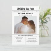 Aankondiging van de Zweedse krant Modern Fun Weddi (Staand voorkant)