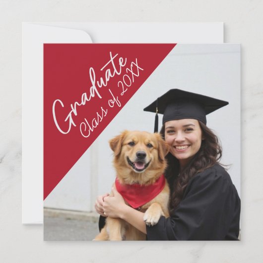 Aankondiging van diploma-uitreikingsfeest Afstudee (Voorkant)